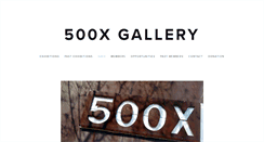Desktop Screenshot of 500x.org