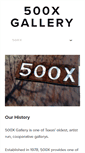 Mobile Screenshot of 500x.org