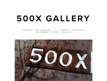 Tablet Screenshot of 500x.org